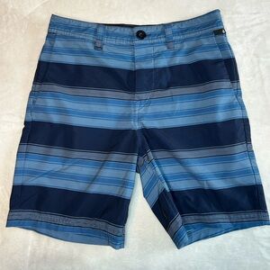Volcom Blue Striped Shorts
